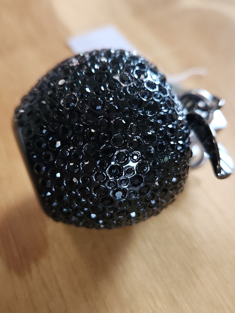 Coach Crystal Black Apple Bag Charm - Picture 8 of 8
